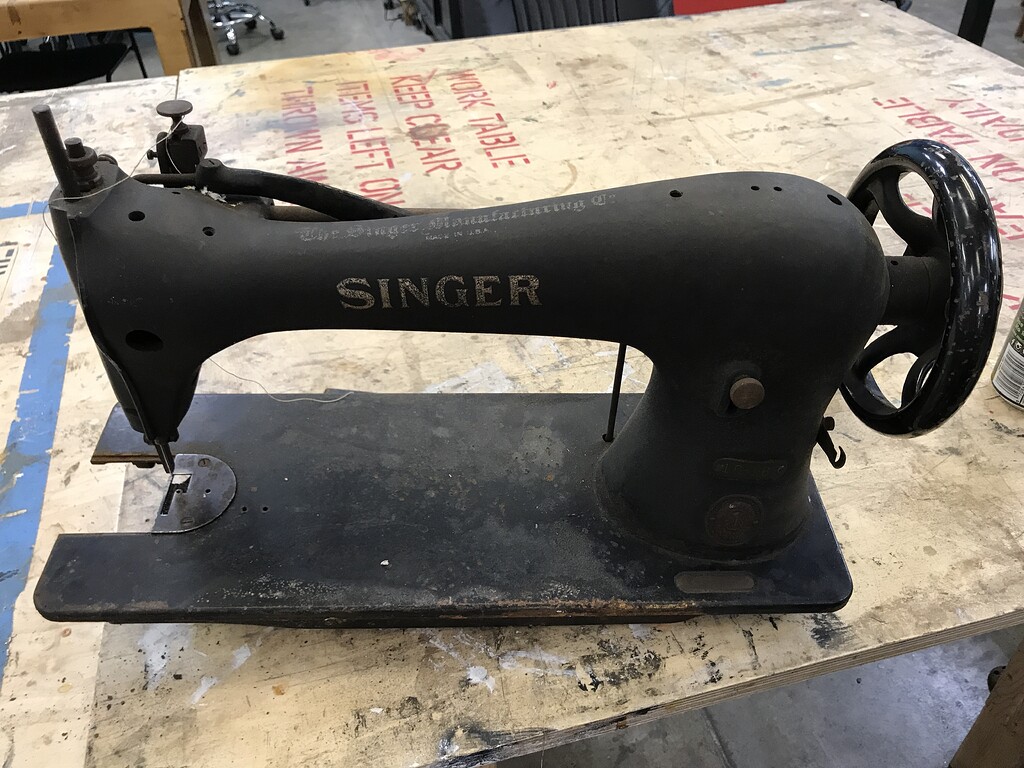 Vintage sewing machine project Projects Dallas Makerspace Talk