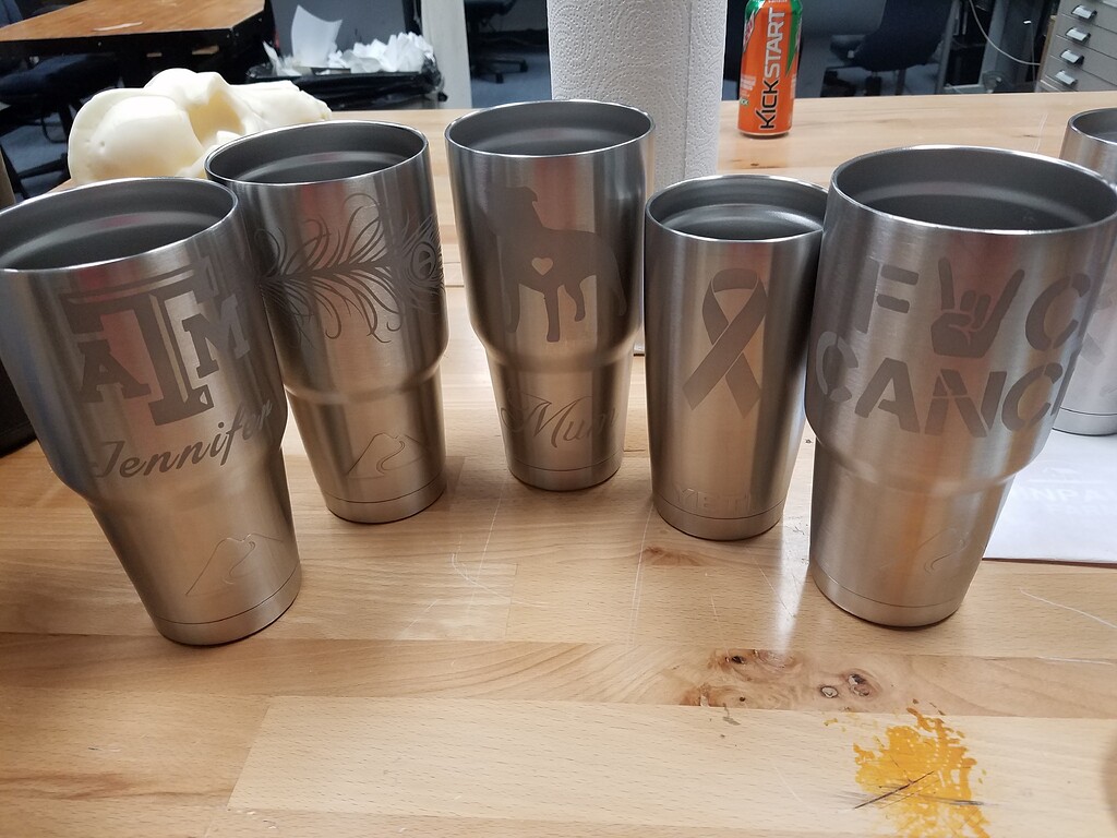 Interest in etching tumblers? Creative Arts Dallas Makerspace Talk