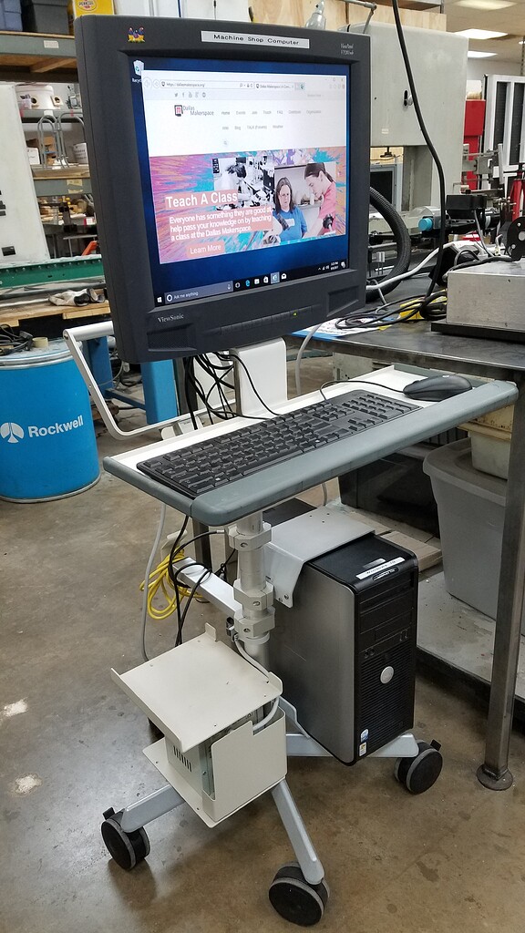 New Computer for Machine Shop Machine Shop Dallas Makerspace Talk