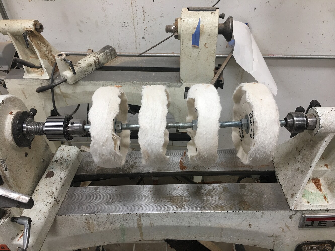 New Buffing Wheel for Lathe Projects Dallas Makerspace Talk