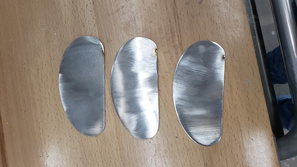 I made some metal ribs Ceramics Dallas Makerspace Talk