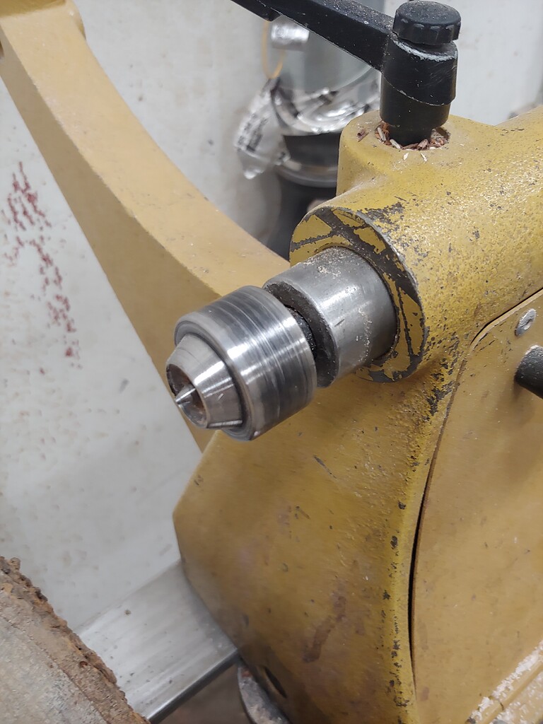 Jet Lathe Live Centers in the Powermatic Lathe Tail Stock